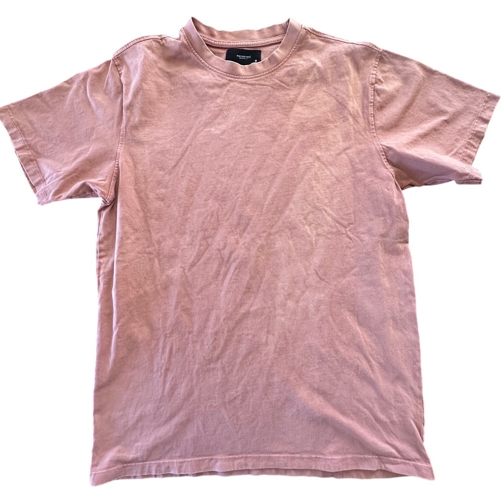 Reserved Supply Mens Relaxed Fit Cotton T-Shirt Dusty Rose Pink Size M RS967128